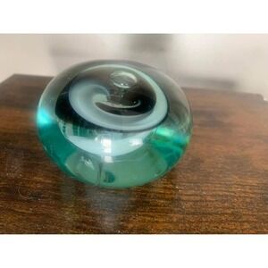 Vintage art glass paperweight